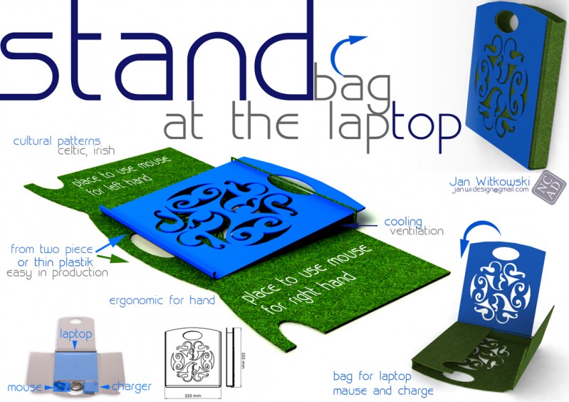 Podstawka/torba dla laptopa