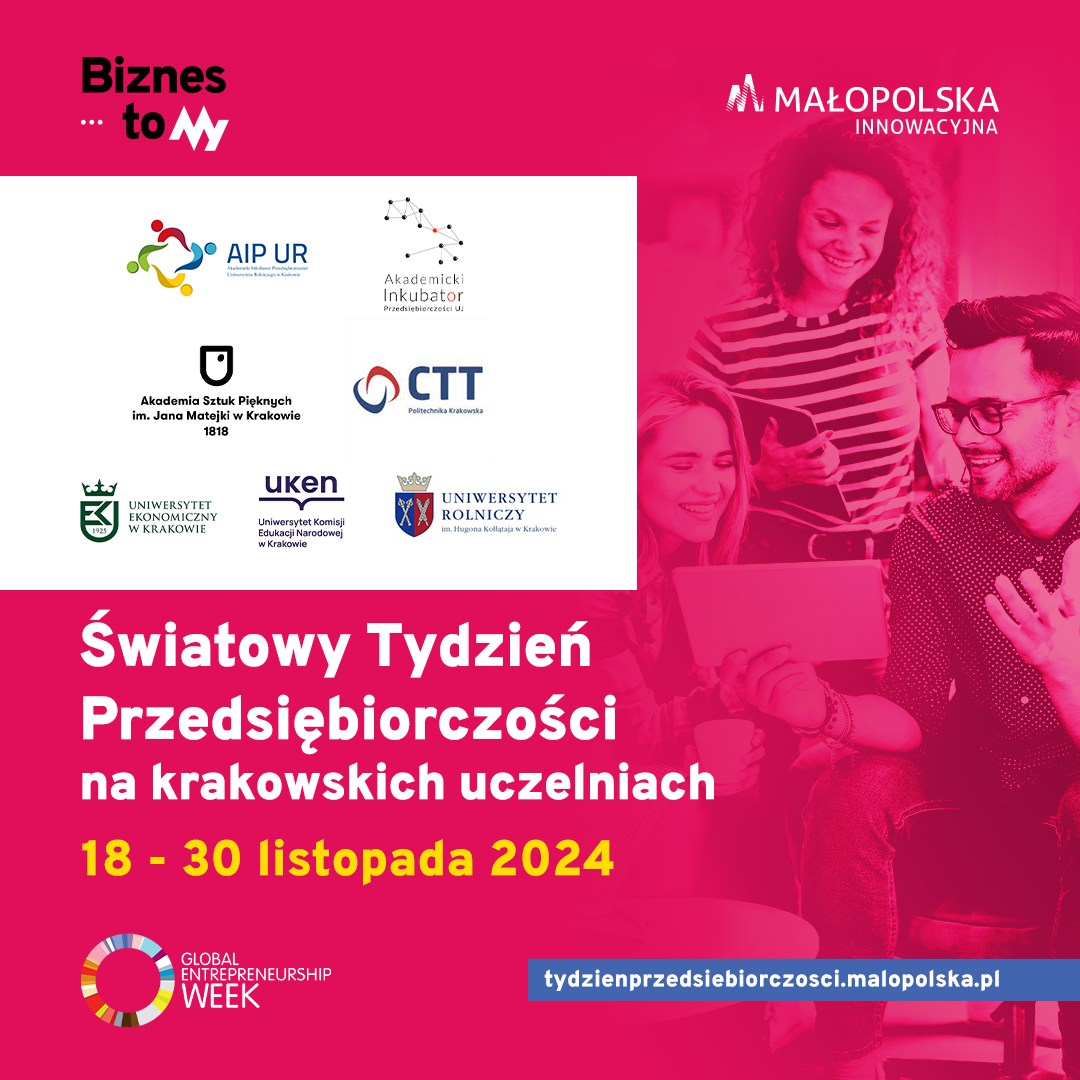 Światowy Tydzień Przedsiębiorczości w Małopolsce 18-24 listopada 2024