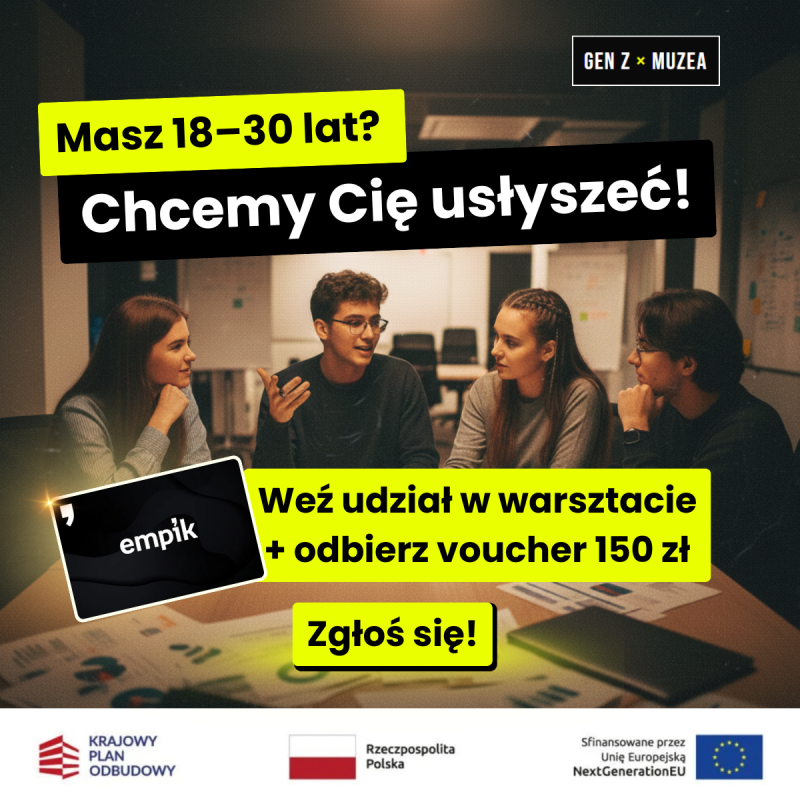 Warsztat kreatywny o muzeach i teatrach, odbierz voucher do Empiku