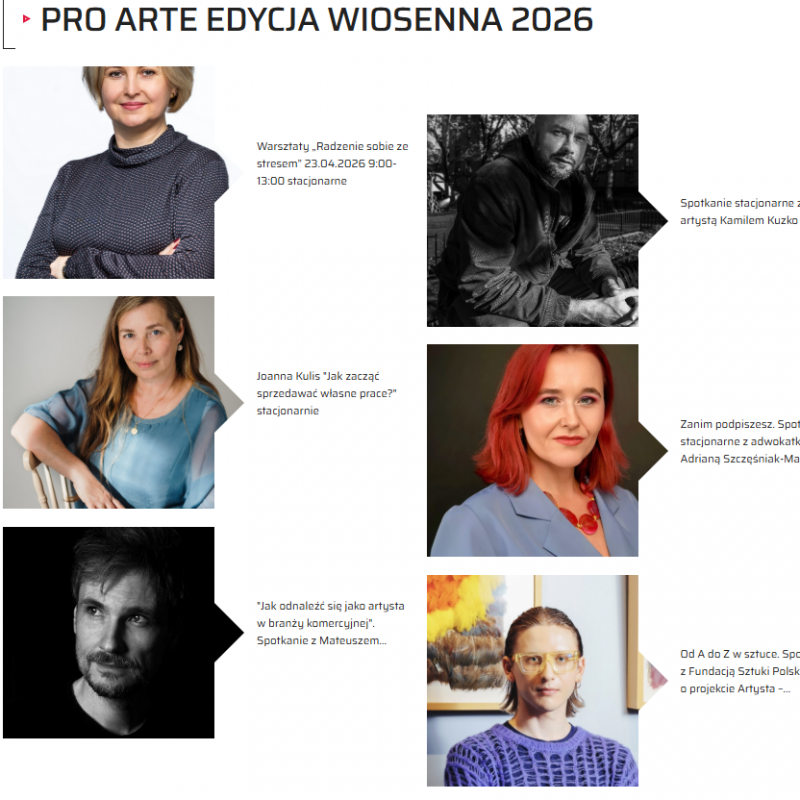 14-23 kwietnia 2026 Pro Arte edycja wiosenna